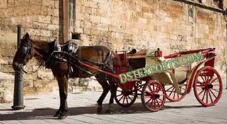 WEDDING RED VICTORIA CARRIAGES