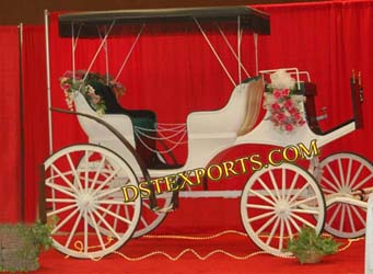 WEDDING STAGE DECOR VICTORIA CARRIAGES