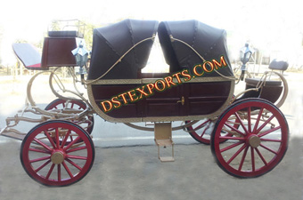 Wedding Black Royal Horse Carriage