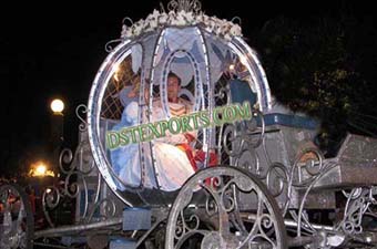 Wedding Cinderala  Crystal Horse Carriage