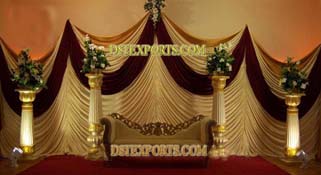 WEDDING  ROYAL GOLD STAGE SET