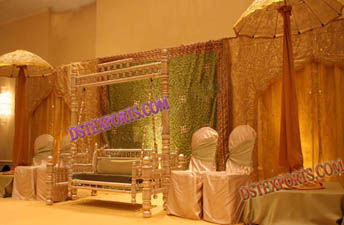 MUSLIM  WEDDING MEHANDI STAGE SET