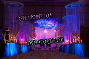 LATEST WEDDING HANGING CRYSTAL PILLARS