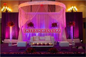 CHEAP WEDDING CRYSTAL MANDAP