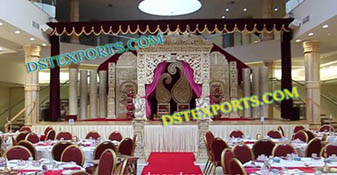 WEDDING DECORATED STAGE SET