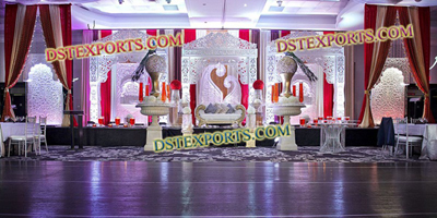 LATEST WEDDING MEHANDI STAGE SET