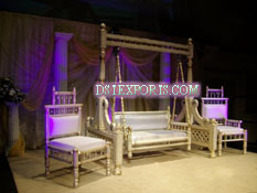 LATEST INDIAN WEDDING SANKHEDA SWING SET