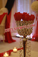 WEDDING CRYSTAL ROSE STAND