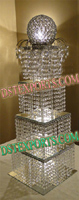 WEDDING CRYSTAL CENTER PIECE WITH BOLL