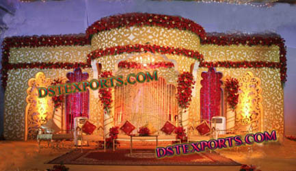 WEDDING GOLD CARVED STAGE SET