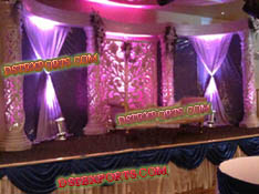 ASIAN WEDDING FIBER CRYSTAL STAGE SET