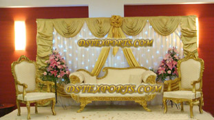 MUSLIM WEDDING GOLD STAGE