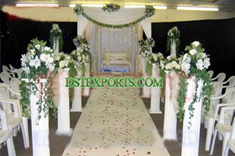 New Wedding Aisleway Pillars