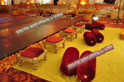 WEDDING MEHANDI STAGE STOOLS