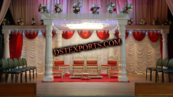 INDIAN WEDDING ROUND PEARL MANDAP