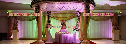 WEDDING ROMAN MANDAP DECORATIONS