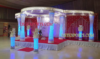 STYLISH WEDDING CRYSTAL MANDAP SET