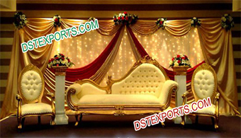 Muslim Shadi Stage Furniture Set For Wedding