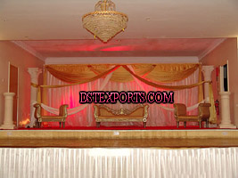 WEDDING GOLDEN CARVED SOFA SET