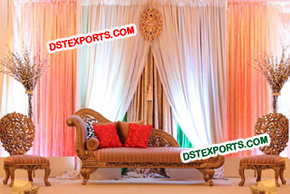 Asian Wedding Mehandi Furniture Set