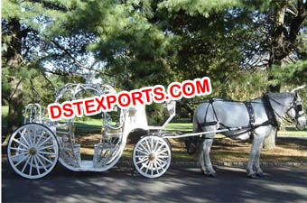 New Cinderala Wedding Horse Carriages