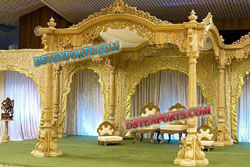 INDIAN WEDDING TRADITIONAL WOODEN MANDAP SET