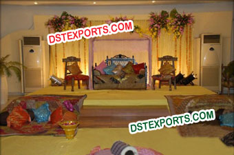 Royal Pakistani Wedding Furniture Set