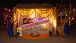 PUNJABI THEEM STAGE DECORS