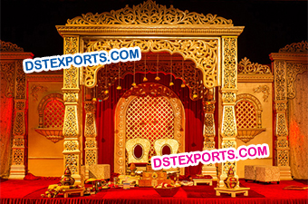 Indian Vivah Ceremony Wedding Mandap