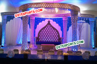 Great Wedding Fiber Crystal Mandap Set/Pagoda