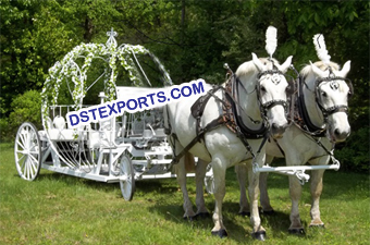 Australian Wedding Cinderella Horse Carriage