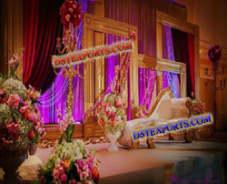 WEDDING GOLD BACKDROP PANEL STAGE