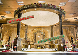 INDIAN WEDDING WOODEN MANDAP SET