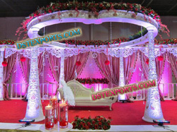 WEDDING CARVED FLORAL MANDAP