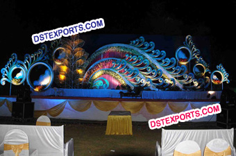 Radhe Krishan Wedding Beautiful Stage Set