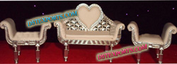 WEDDING CARVED LOVE SOFA SET