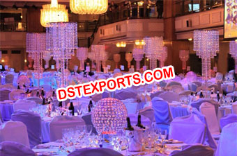 Crystal Ball Table Center Pieces