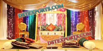 NEW WEDDING COLOURFUL MEHNDI STAGE