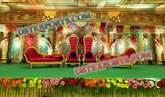 ROYAL INDIAN WEDDING STAGE FURNITURES