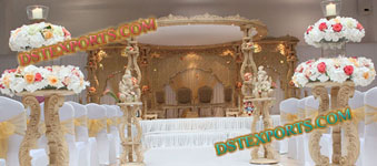 WEDDING ELEGENT WOODEN MANDAP