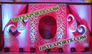 BEAUTIFUL WEDDING STAGE BACKDROP DECORATIONS