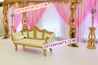 Exclusive Wedding Wooden Antique Stage