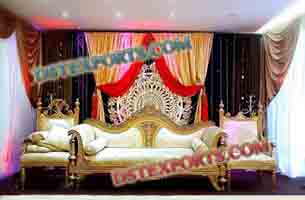 MUSLIM WEDDING CARVED SOFA SET