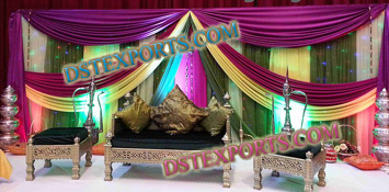 ASIAN WEDDING MEHANDI STAGE SET