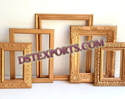 WEDDING STAGE GOLD PHOTO FRAMES