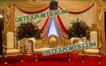 MUSLIM WEDDING GOLDEN FURNITURE