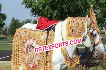 Designer Wedding Peacock Horse Costumes