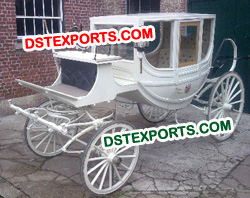 ROYAL WHITE HORSE BUGGY