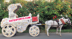 Indian Wedding Carved Buggy