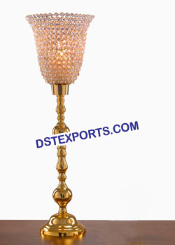 Wedding Golden Crystal Candlabra